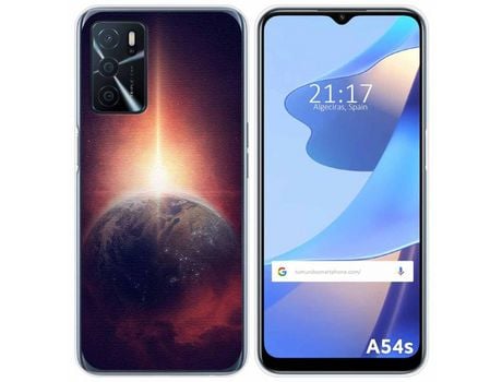Funda para Oppo A54s TUMUNDOSMARTPHONE Dibujos Tierra Multicolor