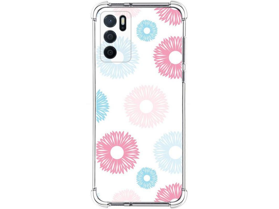 Funda para Oppo A54s TUMUNDOSMARTPHONE Dibujos Antigolpes Flores 06 Multicolor