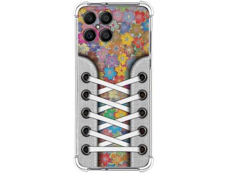 Funda para Huawei Honor X8 TUMUNDOSMARTPHONE Dibujos Antigolpes Zapatillas 05 Multicolor