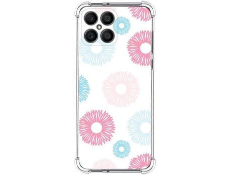 Funda para Huawei Honor X8 TUMUNDOSMARTPHONE Dibujos Antigolpes Flores 06 Multicolor