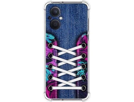 Funda para Oppo A96 5G TUMUNDOSMARTPHONE Dibujos Antigolpes Zapatillas 06 Multicolor