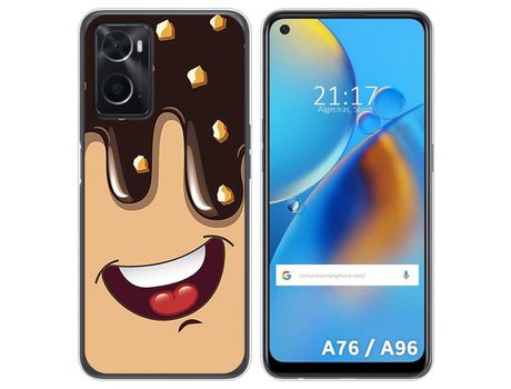 Funda para Oppo A76 / A96 TUMUNDOSMARTPHONE Dibujos Helado Chocolate Multicolor