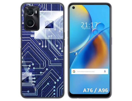 Funda para Oppo A76 / A96 TUMUNDOSMARTPHONE Dibujos Circuito Multicolor