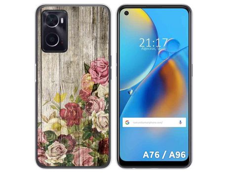 Funda para Oppo A76 / A96 TUMUNDOSMARTPHONE Dibujos Madera 08 Multicolor