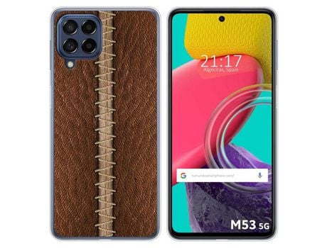 Funda para Samsung Galaxy M53 5G TUMUNDOSMARTPHONE Dibujos Cuero 01 Multicolor