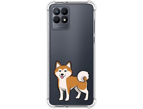 Funda para Realme Narzo 50 TUMUNDOSMARTPHONE Dibujos Antigolpes Perros 02 Multicolor