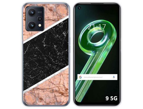 Funda para Realme 9 5G TUMUNDOSMARTPHONE Dibujos Mármol 07 Multicolor