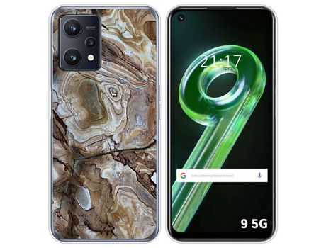 Funda para Realme 9 5G TUMUNDOSMARTPHONE Dibujos Mármol 14 Multicolor