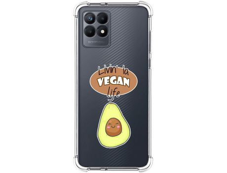 Funda para Realme Narzo 50 TUMUNDOSMARTPHONE Dibujos Antigolpes Vegan Life Multicolor