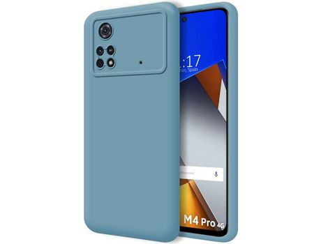 Funda para Xiaomi POCO M4 Pro 4G TUMUNDOSMARTPHONE Silicona Líquida Azul