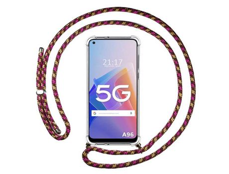 Funda para Oppo A96 5G TUMUNDOSMARTPHONE Colgante Rosa