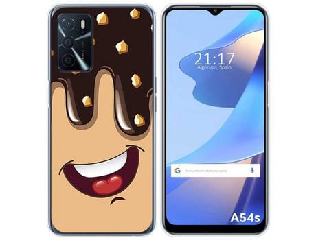 Funda para Oppo A54s TUMUNDOSMARTPHONE Dibujos Helado Chocolate Multicolor