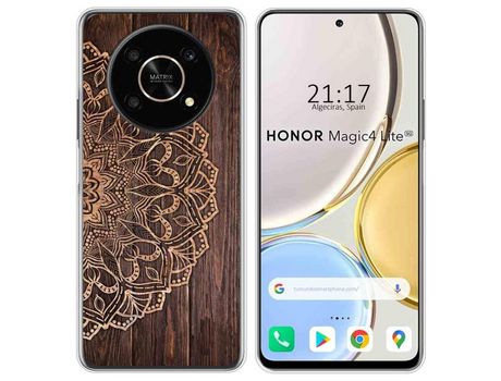 Funda para Huawei Honor Magic 4 Lite TUMUNDOSMARTPHONE Dibujos Madera 06 Multicolor