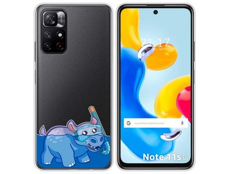 Funda para Xiaomi Redmi Note 11s 5G TUMUNDOSMARTPHONE Dibujos Transparente Hipo Multicolor