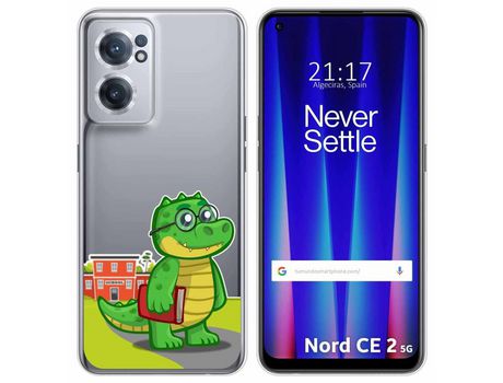 Funda para Oneplus Nord CE 2 5G TUMUNDOSMARTPHONE Dibujos Transparente Coco Multicolor