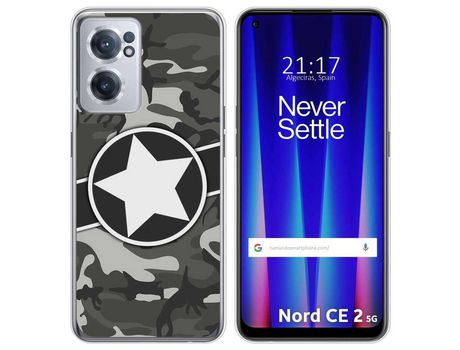 Funda para Oneplus Nord CE 2 5G TUMUNDOSMARTPHONE Dibujos Camuflaje 02 Multicolor
