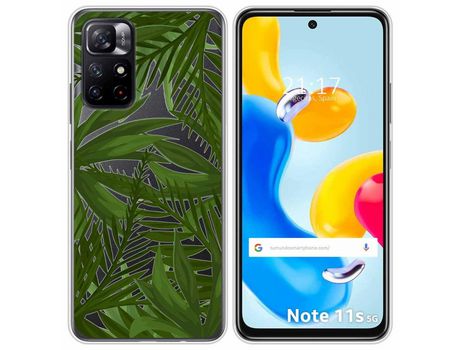 Funda para Xiaomi Redmi Note 11s 5G TUMUNDOSMARTPHONE Dibujos Transparente Jungla Multicolor