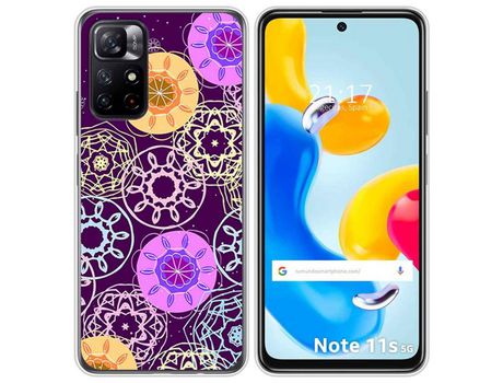 Funda para Xiaomi Redmi Note 11s 5G TUMUNDOSMARTPHONE Dibujos Radial Multicolor