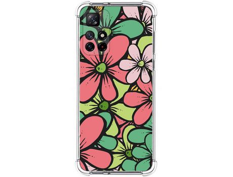 Funda para Xiaomi Redmi Note 11s 5G TUMUNDOSMARTPHONE Dibujos Antigolpes Flores 02 Multicolor