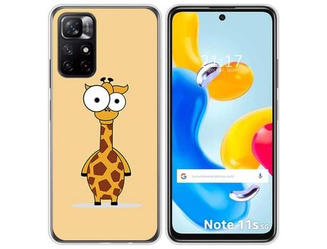 Funda para Xiaomi Redmi Note 11s 5G TUMUNDOSMARTPHONE Dibujos Jirafa Multicolor