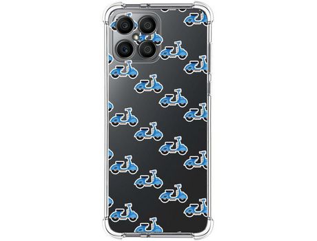 Funda para Huawei Honor X8 TUMUNDOSMARTPHONE Dibujos Antigolpes Scooter Multicolor