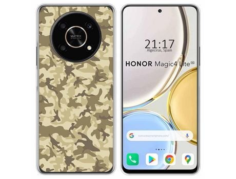 Funda para Huawei Honor Magic 4 Lite TUMUNDOSMARTPHONE Dibujos Sand Camuflaje Multicolor