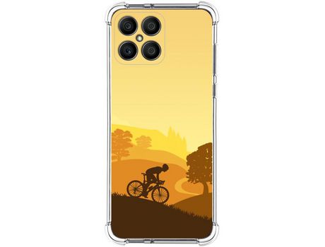 Funda para Huawei Honor X8 TUMUNDOSMARTPHONE Dibujos Antigolpes Ciclista Multicolor