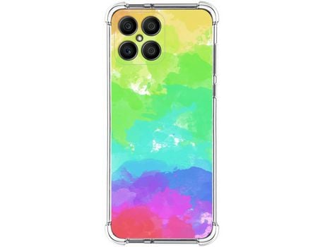 Funda para Huawei Honor X8 TUMUNDOSMARTPHONE Dibujos Antigolpes Acuarela 03 Multicolor