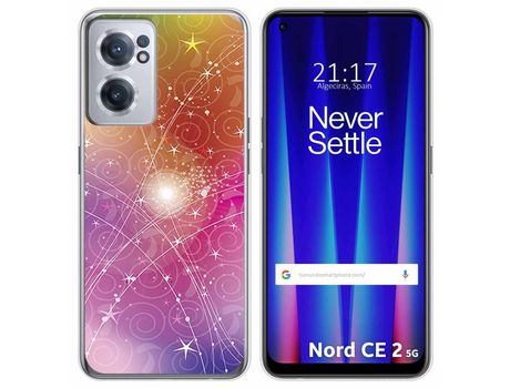 Funda para Oneplus Nord CE 2 5G TUMUNDOSMARTPHONE Dibujos Abstracto Multicolor