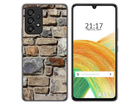 Funda para Samsung Galaxy A33 5G TUMUNDOSMARTPHONE Dibujos Ladrillo 03 Multicolor