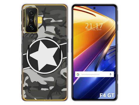 Funda para Xiaomi Poco F4 GT 5G TUMUNDOSMARTPHONE Dibujos Camuflaje 02 Multicolor