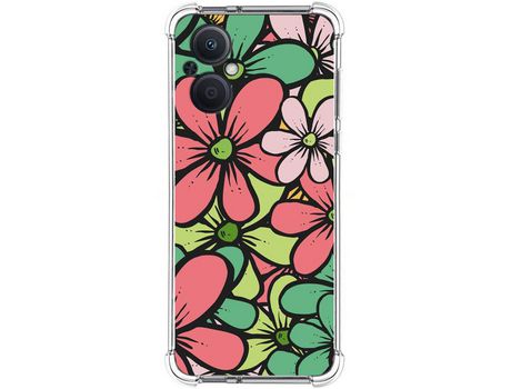 Funda para Oppo A96 5G TUMUNDOSMARTPHONE Dibujos Antigolpes Flores 02 Multicolor