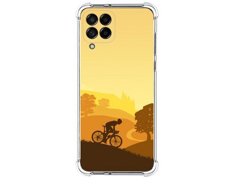 Funda para Samsung Galaxy M53 5G TUMUNDOSMARTPHONE Dibujos Antigolpes Ciclista Multicolor