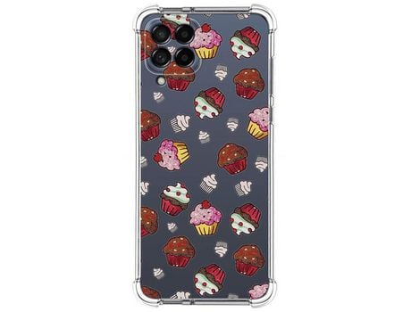Funda para Samsung Galaxy M53 5G TUMUNDOSMARTPHONE Dibujos Antigolpes Muffins Multicolor