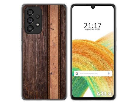 Funda para Samsung Galaxy A33 5G TUMUNDOSMARTPHONE Dibujos Madera 05 Multicolor