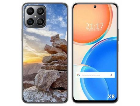 Funda para Huawei Honor X8 TUMUNDOSMARTPHONE Dibujos Sunset Multicolor