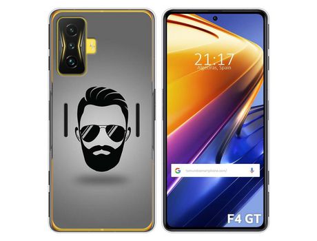 Funda para Xiaomi Poco F4 GT 5G TUMUNDOSMARTPHONE Dibujos Barba Multicolor