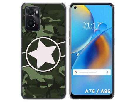 Funda para Oppo A76 / A96 TUMUNDOSMARTPHONE Dibujos Camuflaje 01 Multicolor