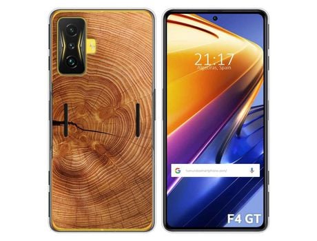 Funda para Xiaomi Poco F4 GT 5G TUMUNDOSMARTPHONE Dibujos Madera 04 Multicolor