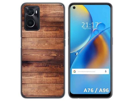 Funda para Oppo A76 / A96 TUMUNDOSMARTPHONE Dibujos Madera 02 Multicolor