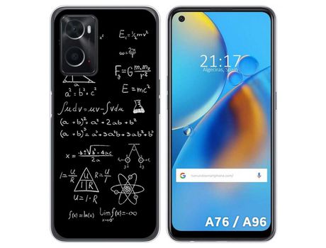 Funda para Oppo A76 / A96 TUMUNDOSMARTPHONE Dibujos Formulas Multicolor