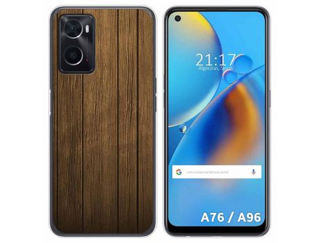 Funda para Oppo A76 / A96 TUMUNDOSMARTPHONE Dibujos Madera Multicolor