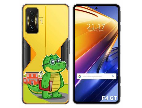 Funda para Xiaomi Poco F4 GT 5G TUMUNDOSMARTPHONE Dibujos Transparente Coco Multicolor