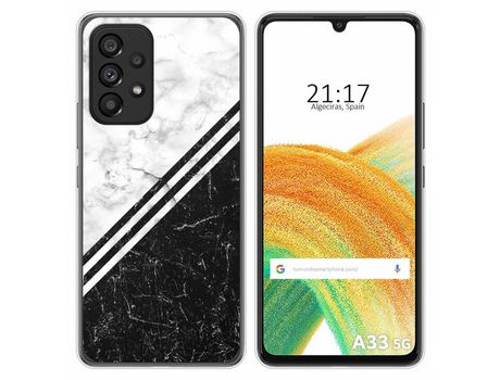 Funda para Samsung Galaxy A33 5G TUMUNDOSMARTPHONE Dibujos Mármol 01 Multicolor
