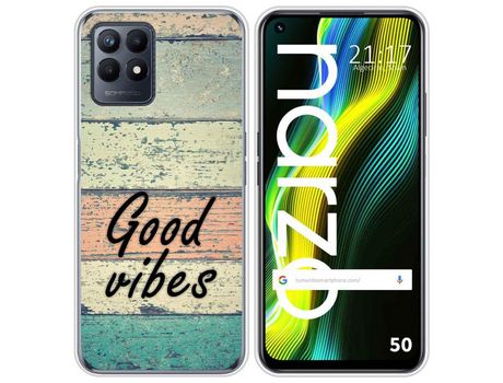Funda para Realme Narzo 50 TUMUNDOSMARTPHONE Dibujos Madera 01 Multicolor