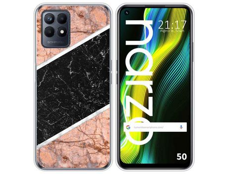 Funda para Realme Narzo 50 TUMUNDOSMARTPHONE Dibujos Mármol 07 Multicolor