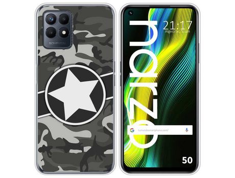 Funda para Realme Narzo 50 TUMUNDOSMARTPHONE Dibujos Camuflaje 02 Multicolor