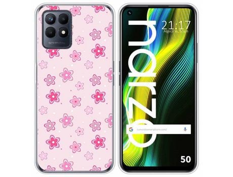 Funda para Realme Narzo 50 TUMUNDOSMARTPHONE Dibujos Flores Multicolor