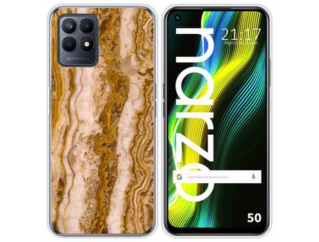 Funda para Realme Narzo 50 TUMUNDOSMARTPHONE Dibujos Mármol 10 Multicolor