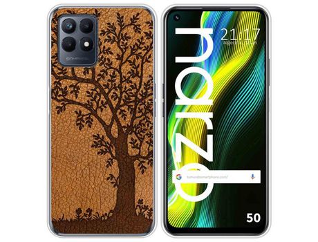 Funda para Realme Narzo 50 TUMUNDOSMARTPHONE Dibujos Cuero 03 Multicolor